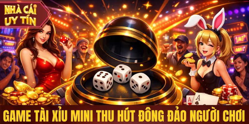 Game tài xỉu mini thu hút đông đảo người chơi